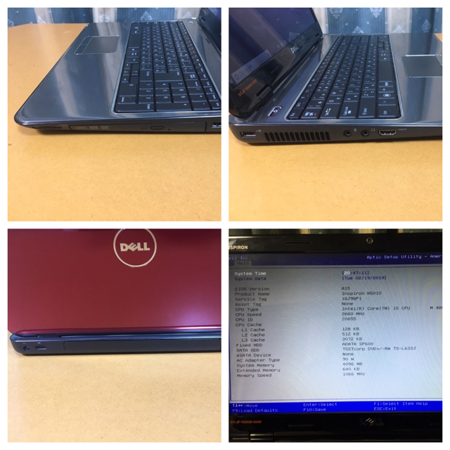 DELL(デル)のDell inspiron N5010 SSD256G core i5 4G スマホ/家電/カメラのPC/タブレット(ノートPC)の商品写真