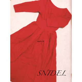 スナイデル(SNIDEL)のSNIDEL☆ウエストポイントロングワンピース(ロングワンピース/マキシワンピース)