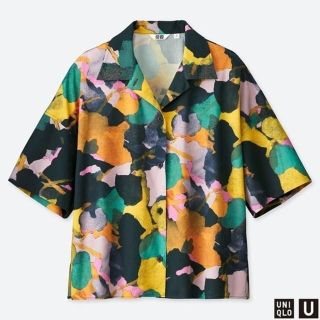 ユニクロ(UNIQLO)のユニクロユー オープンカラーシャツ(シャツ/ブラウス(半袖/袖なし))