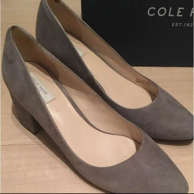 Cole Haan(コールハーン)の【美品】コールハーン  パンプス ELIREEPUMP グレー スエード レディースの靴/シューズ(ハイヒール/パンプス)の商品写真