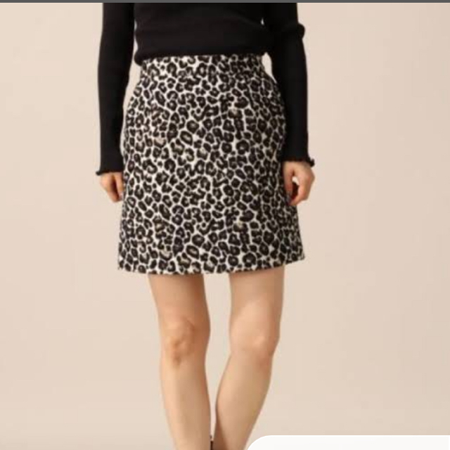 LOWRYS FARM(ローリーズファーム)のローリーズファーム ヒョウ柄ミニスカート レディースのスカート(ミニスカート)の商品写真