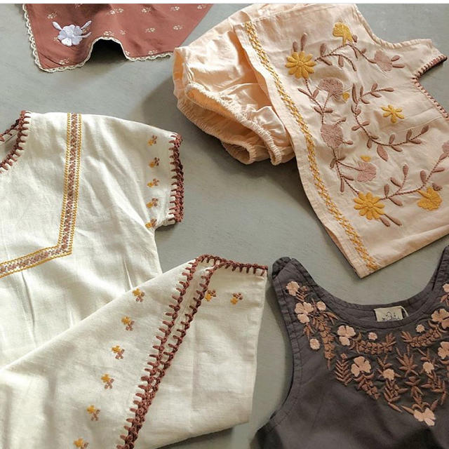 Caramel baby&child (キャラメルベビー&チャイルド)のApolina  Erma set  M キッズ/ベビー/マタニティのキッズ服女の子用(90cm~)(ワンピース)の商品写真