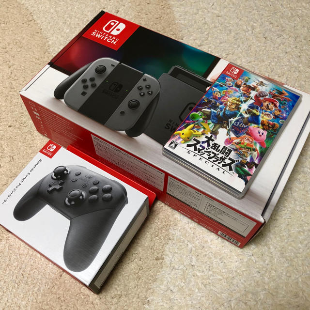 華麗 任天堂 - Nintendo Switch スマブラ&プロコン セット販売 家庭用ゲーム機本体