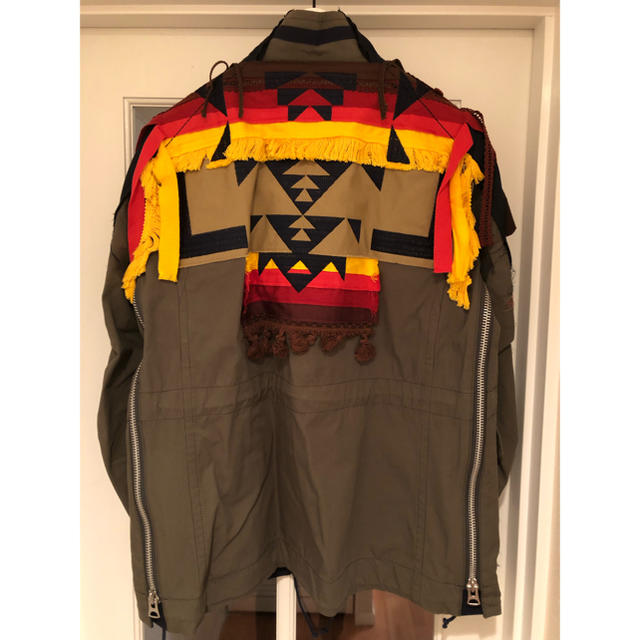 sacai 2019ss jacket PENDLETON  19-01877M