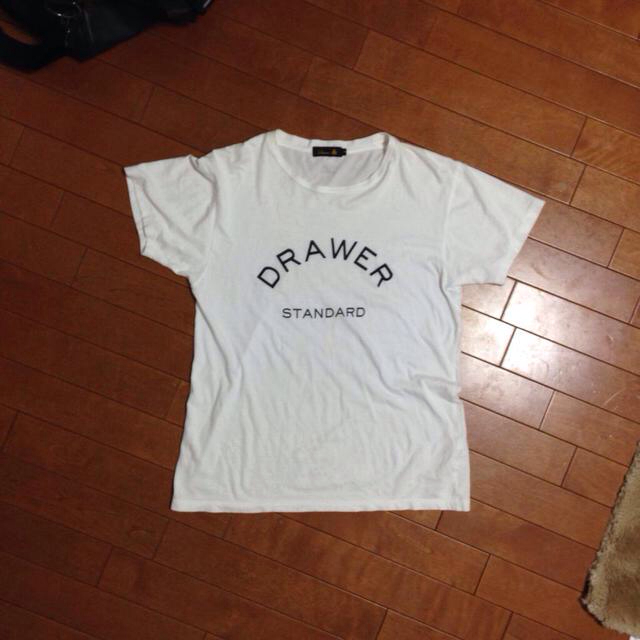 Drawer(ドゥロワー)のドゥロワーロゴT レディースのトップス(Tシャツ(半袖/袖なし))の商品写真