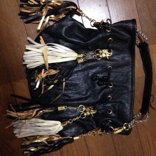 ムルーア(MURUA)のMURUA♡タッセル付き巾着型バッグ(トートバッグ)