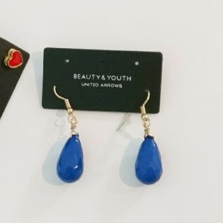 ビューティアンドユースユナイテッドアローズ(BEAUTY&YOUTH UNITED ARROWS)のK様専用 BEAUTY&YOUTH ネイビー×ゴールドピアス(ピアス)