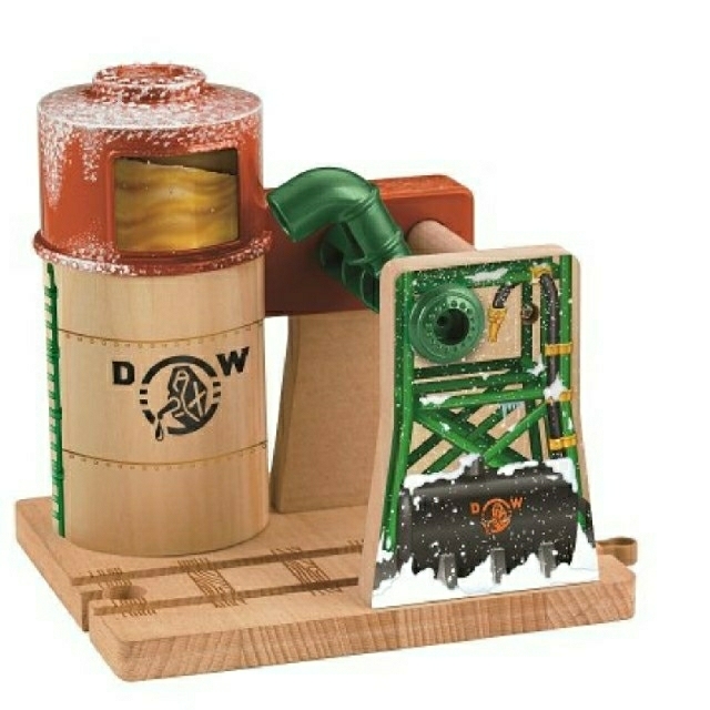 Fisher-Price(フィッシャープライス)の廃盤 木製トーマスシリーズ 冬の燃料補給 キッズ/ベビー/マタニティのおもちゃ(知育玩具)の商品写真
