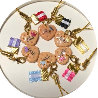 ジャニーズ(Johnny's)のクッキーストラップ キンプリ ハンドメイド(キーホルダー/ストラップ)