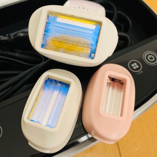 ケノンke-non脱毛器 白 カートリッジ付