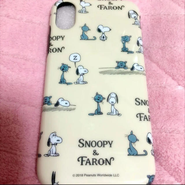 SNOOPY(スヌーピー)の【新品】 iPhoneX iPhoneXS スヌーピー・ファーロン スマホ/家電/カメラのスマホアクセサリー(iPhoneケース)の商品写真