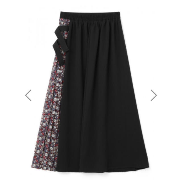 GRL(グレイル)の花柄プリーツ切り替えベルトデザインスカートまゆ様専用 レディースのスカート(ロングスカート)の商品写真