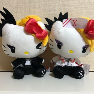 ハローキティ(ハローキティ)のX JAPAN YOSHIKITTY ぬいぐるみ 〜値下げ中〜(ミュージシャン)