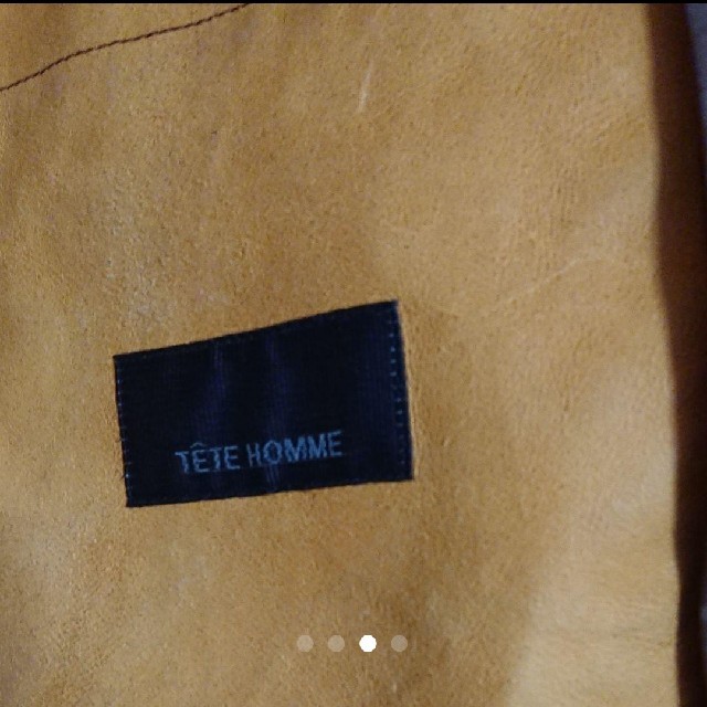 TETE HOMME(テットオム)の値下げ☆テットオム☆レザージャケット メンズのジャケット/アウター(レザージャケット)の商品写真