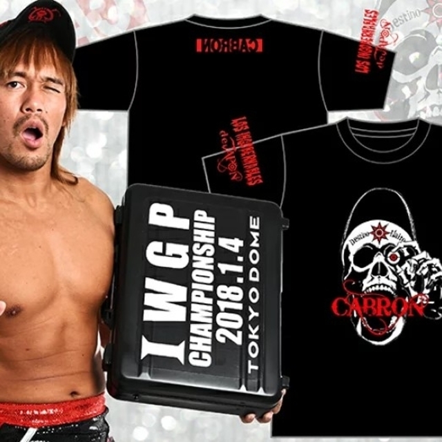 新日本プロレス　内藤哲也　スカルイラスト　Tシャツ　新品　ロスインゴ　LIJ