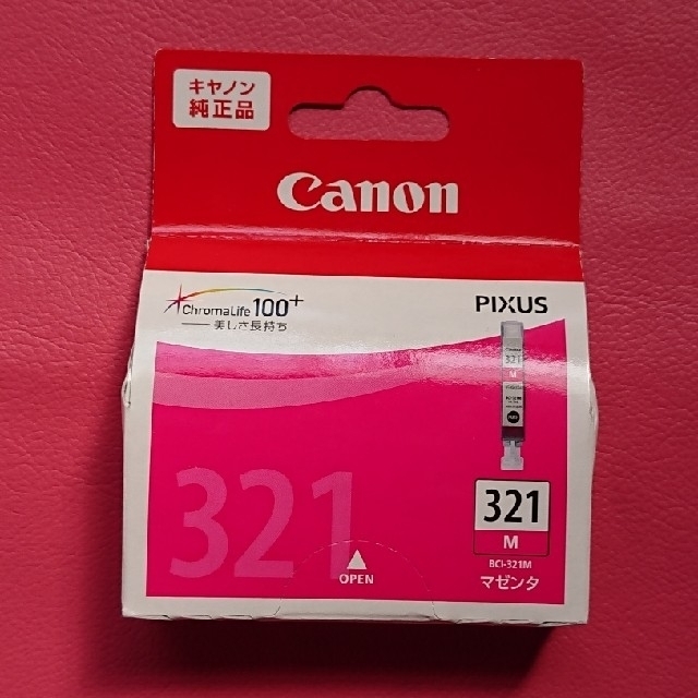 Canon(キヤノン)のさくら様専用Canon BCI321 M&C４箱 インテリア/住まい/日用品のオフィス用品(オフィス用品一般)の商品写真