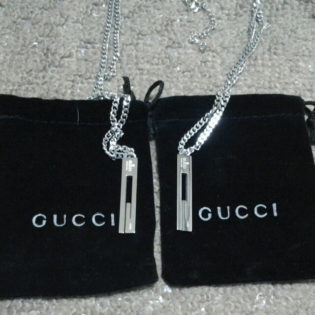 Gucci Gucciペアネックレスの通販 By シャバ S Shop グッチならラクマ