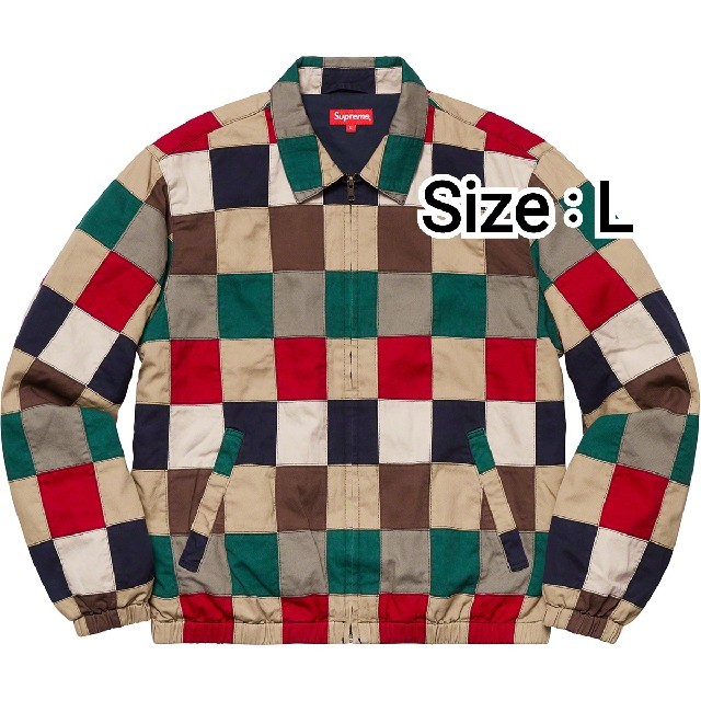 Supreme - 【Lsize】Patchwork Harrington Jacket