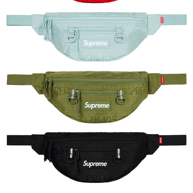 supreme 19ss waist bag black ウエストバッグ