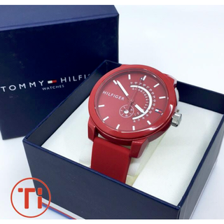 トミーヒルフィガー(TOMMY HILFIGER)のTommy Hilfiger Red Sport Watch ウォッチ(腕時計)