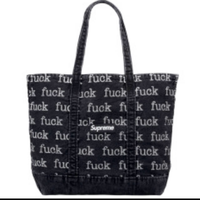 Supreme Fuck Denim Tote