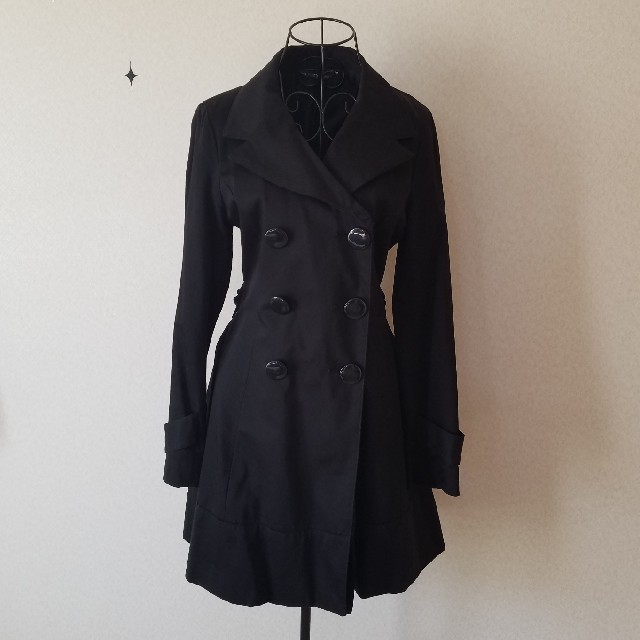 フォーマル コート ブラック レディースのジャケット/アウター(その他)の商品写真