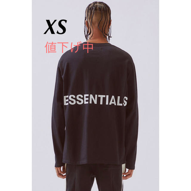 FEAR OF GOD(フィアオブゴッド)のFOG  Essentials クルーネック 長袖Tシャツ ブラック xs メンズのトップス(Tシャツ/カットソー(七分/長袖))の商品写真