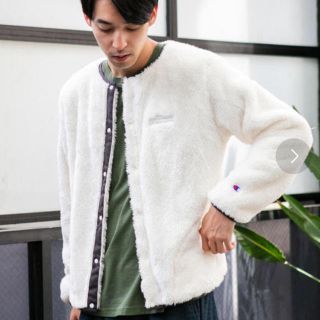 ユナイテッドアローズグリーンレーベルリラクシング(UNITED ARROWS green label relaxing)のグリーンレーベル別注 [チャンピオン] シェルパフリース(ブルゾン)