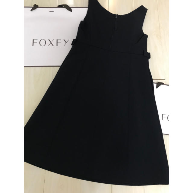 FOXEY(フォクシー)の値下げ3/1まで☆美品☆FOXEY NEWYORK ハイウエストワンピース 38 レディースのワンピース(ひざ丈ワンピース)の商品写真