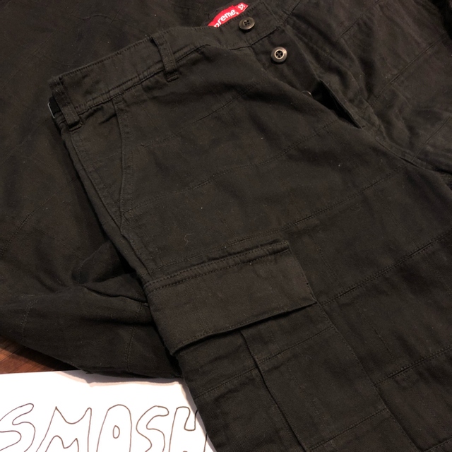 Supreme(シュプリーム)のSupreme Patchwork Cargo Pants Black メンズのパンツ(ワークパンツ/カーゴパンツ)の商品写真