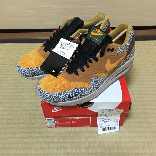 スニーカーatmos safari AIR MAX 1 アトモス サファリ 26 US8