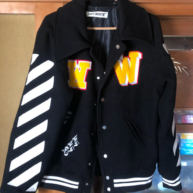 off-white 16aw スタジャン