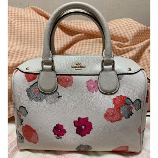 コーチ(COACH)のcoach 花柄ボストンバッグ(ボストンバッグ)