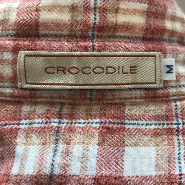 Crocodile(クロコダイル)のCROCODILE チェックシャツ Ｍサイズ レディースのトップス(シャツ/ブラウス(長袖/七分))の商品写真
