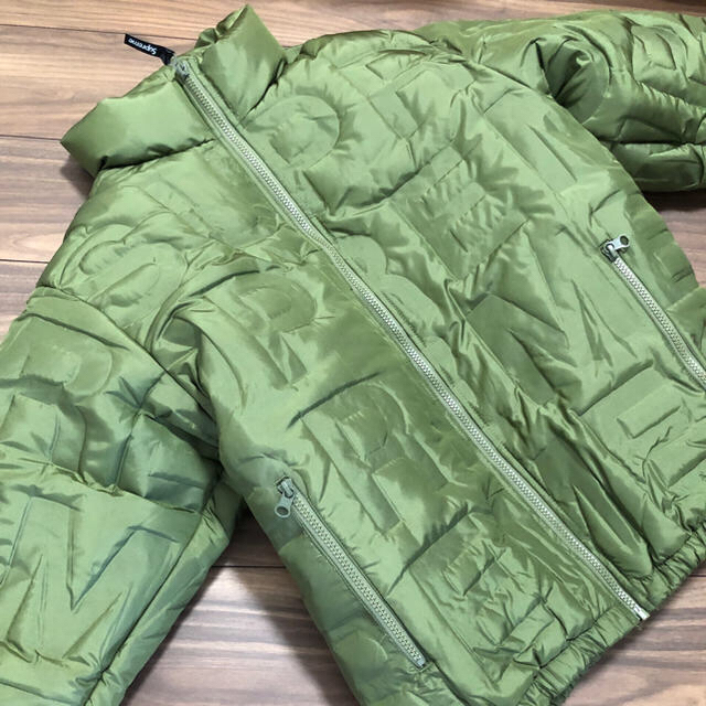 Supreme - Supreme Bonded Logo Puffy Jacket Greenの通販 by Supreme - Supreme Bonded Logo Puffy Jacket Greenの通販 by