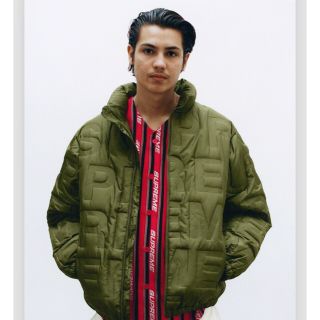 シュプリーム(Supreme)のSupreme Bonded Logo Puffy Jacket Green(ダウンジャケット)