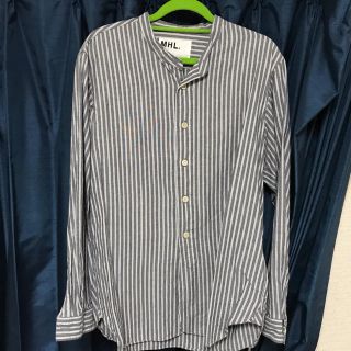 美しい価格 - マーガレットハウエル ストライプ シャツ ワンピース