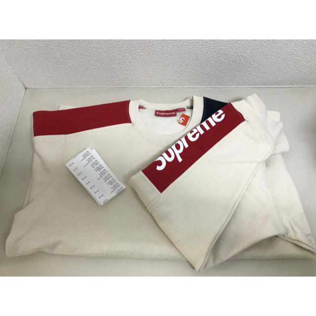 Supreme(シュプリーム)のレシートコピー付きMサイズ Formula Crewneck 白19ss メンズのトップス(スウェット)の商品写真