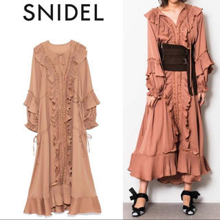 スナイデル(SNIDEL)のsnidel♡プリーツフリルディテールワンピース(ロングワンピース/マキシワンピース)