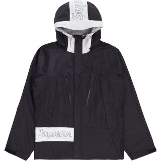 シュプリーム(Supreme)の[即完売・希少] Taped Seam Jacket 黒 S  supreme(ナイロンジャケット)