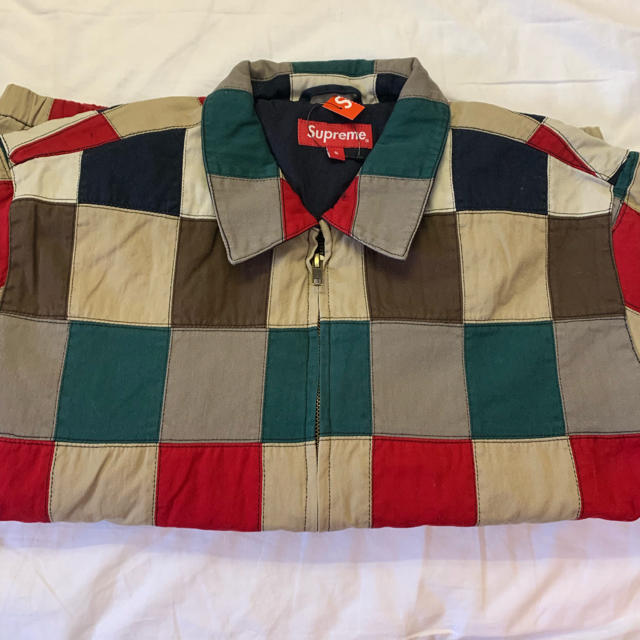 supreme Patchwork Harrington Jacket