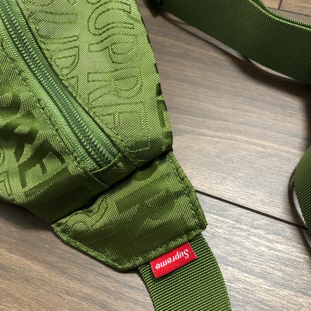 Supreme waist bag green 2