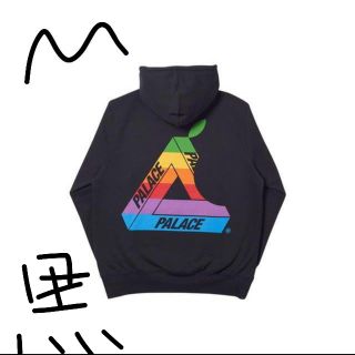 シュプリーム(Supreme)のPalace jobs worth hood Black M 19ss(パーカー)