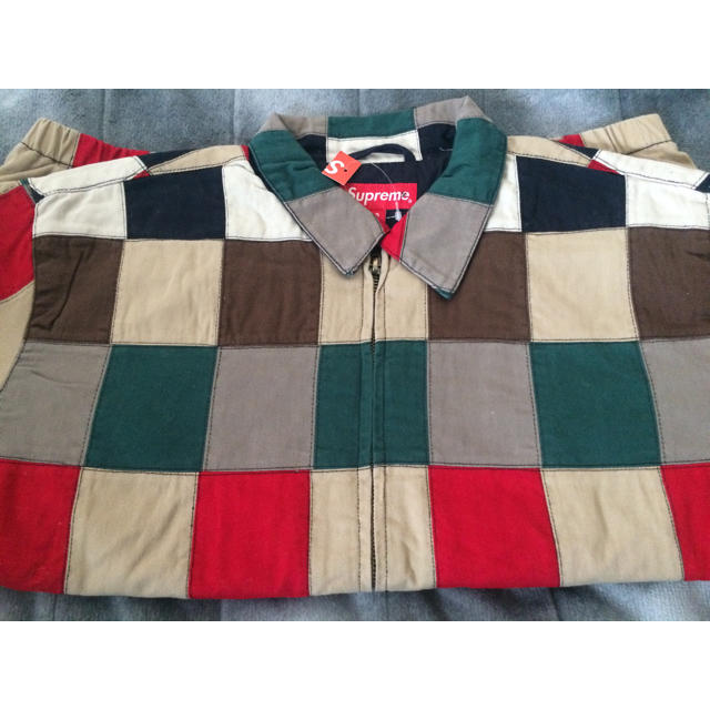 ブルゾンsupreme patchwork harrington jacket