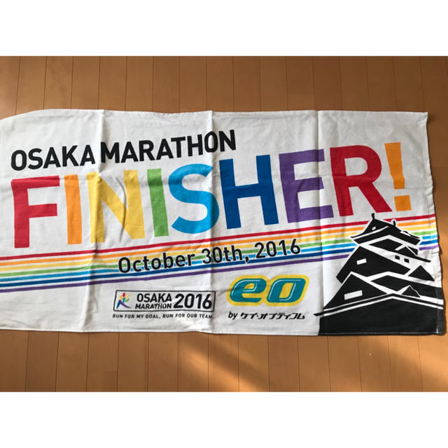 タオル 大阪マラソン 2016 スポーツ/アウトドアのランニング(その他)の商品写真