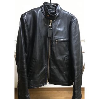 バンソン(VANSON)のvanson B シングルライダース(36インチ)(ライダースジャケット)