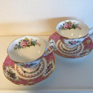 ロイヤルアルバート(ROYAL ALBERT)のロイヤルアルバート カップ&ソーサー  ペア(グラス/カップ)