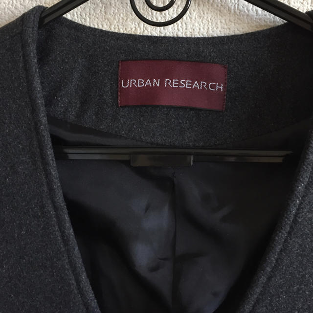 URBAN RESEARCH(アーバンリサーチ)の美品★アーバンリサーチのノーカラーコート！ レディースのジャケット/アウター(ノーカラージャケット)の商品写真