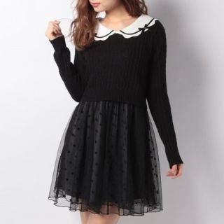 アクシーズファム(axes femme)の【今月限定値下げ/即購入OK！】[今季完売美品]ワンピース(ミニワンピース)