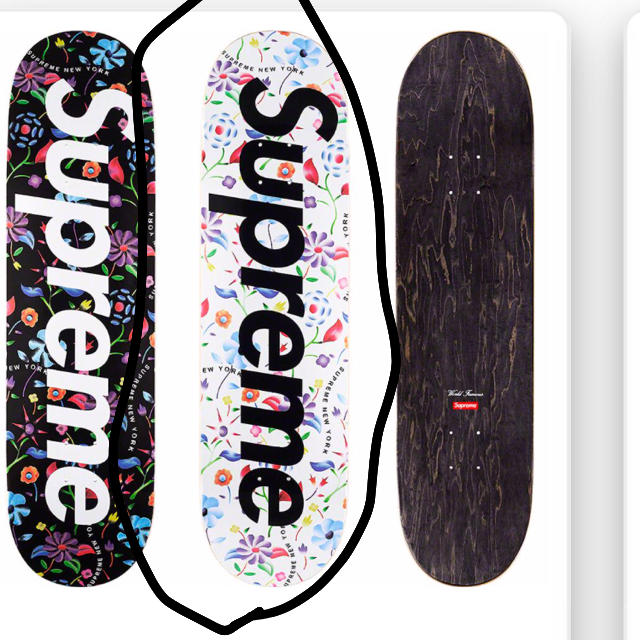 Supreme(シュプリーム)の(jerry様専用)Airbrushed Floral Skateboard メンズのメンズ その他(その他)の商品写真